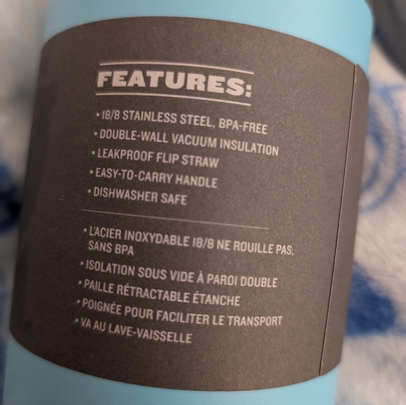 NEW The IceFlow Flip Straw Tumbler 30 OZ color Pool Blue - Picture 5 of 10